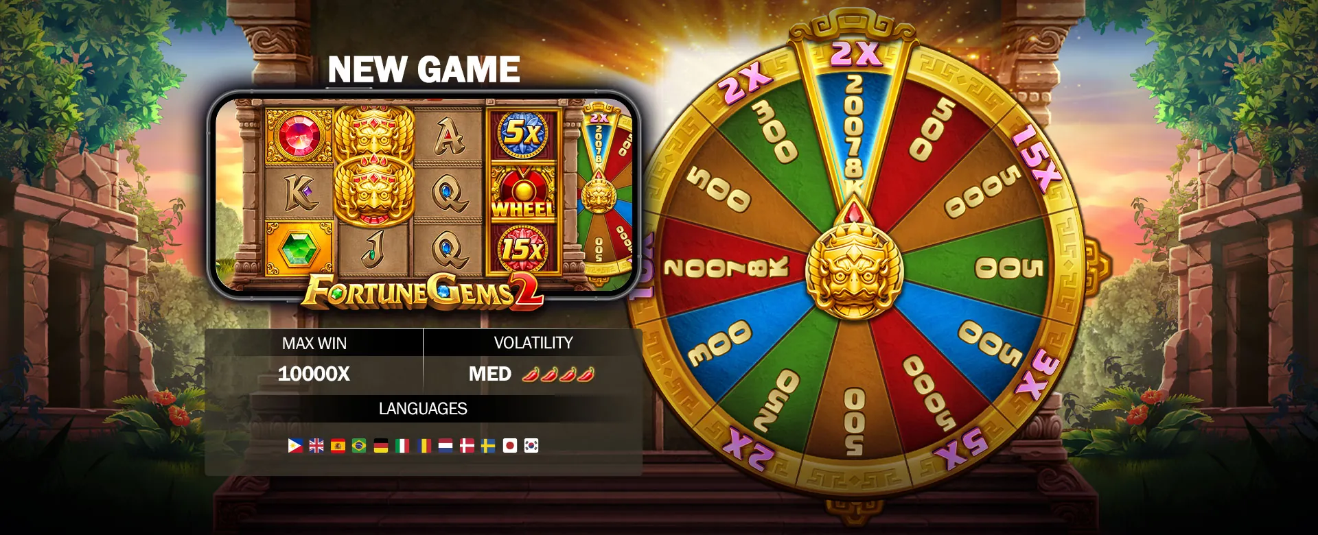 747 Online Casino Hero Image with Golden Design